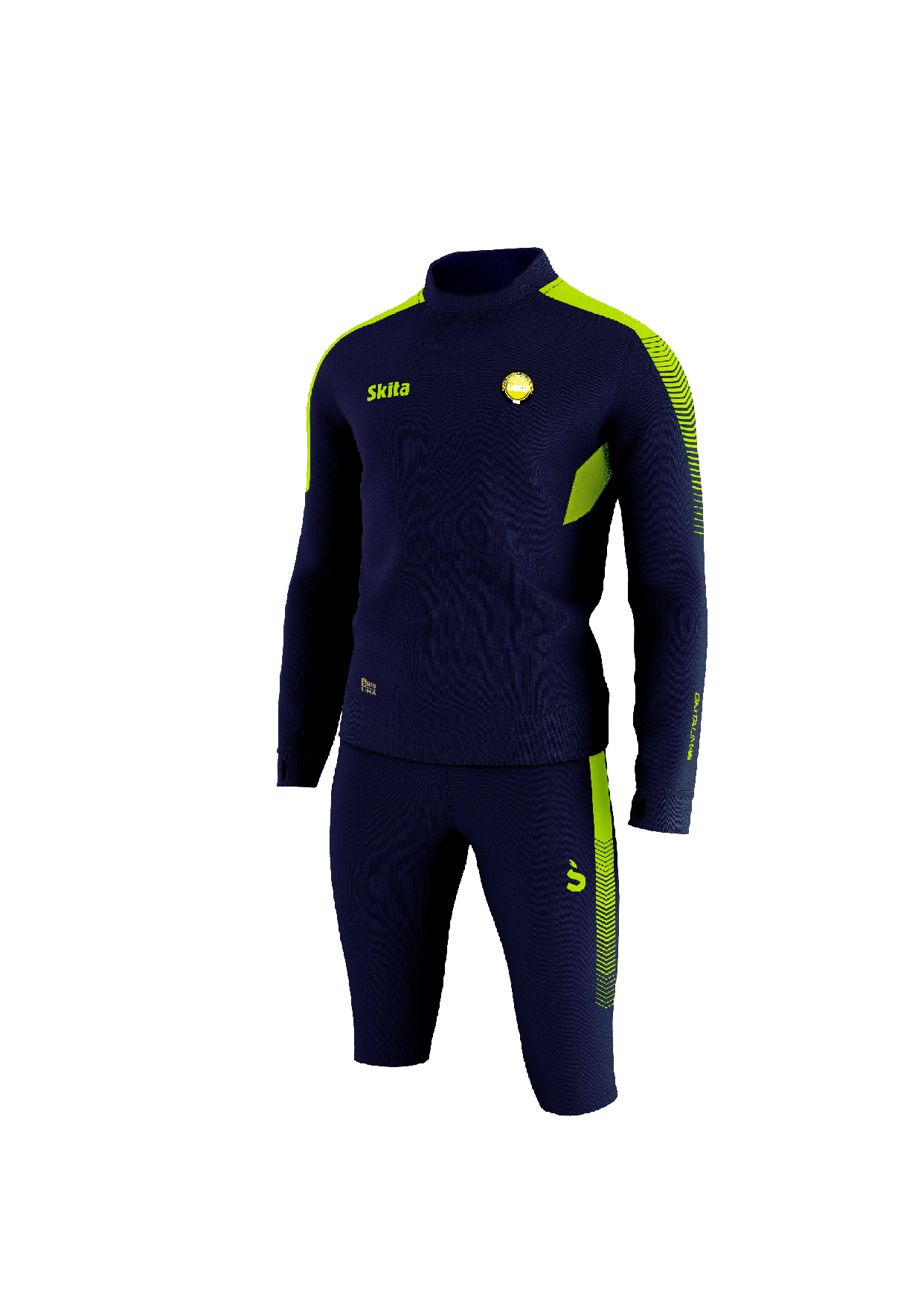 Trainnings LIMA bleu nuit / jaune fluo 